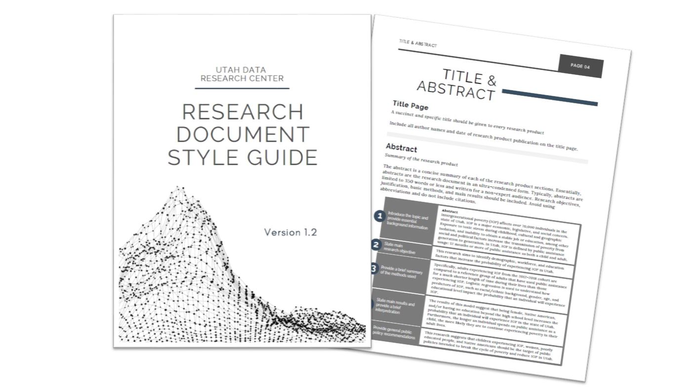 Research Document Style Guide cover